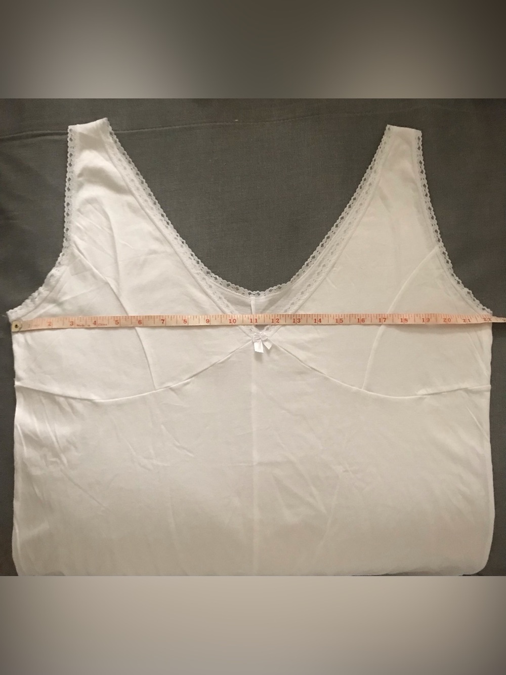 Classic White Cotton Slip Dress - Women's Intimates - Picture 6 of 6